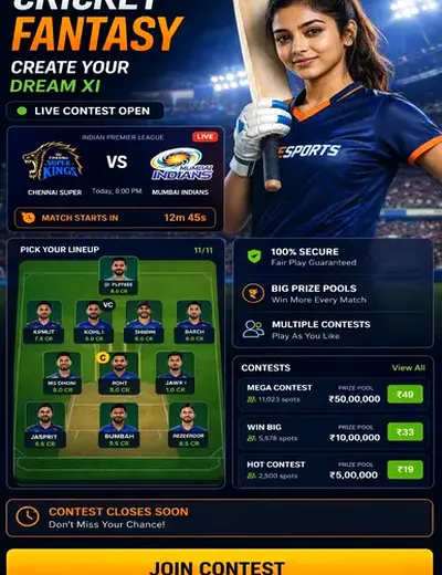 Plataformabox (app box) fantasy cricket & matchday visual 3